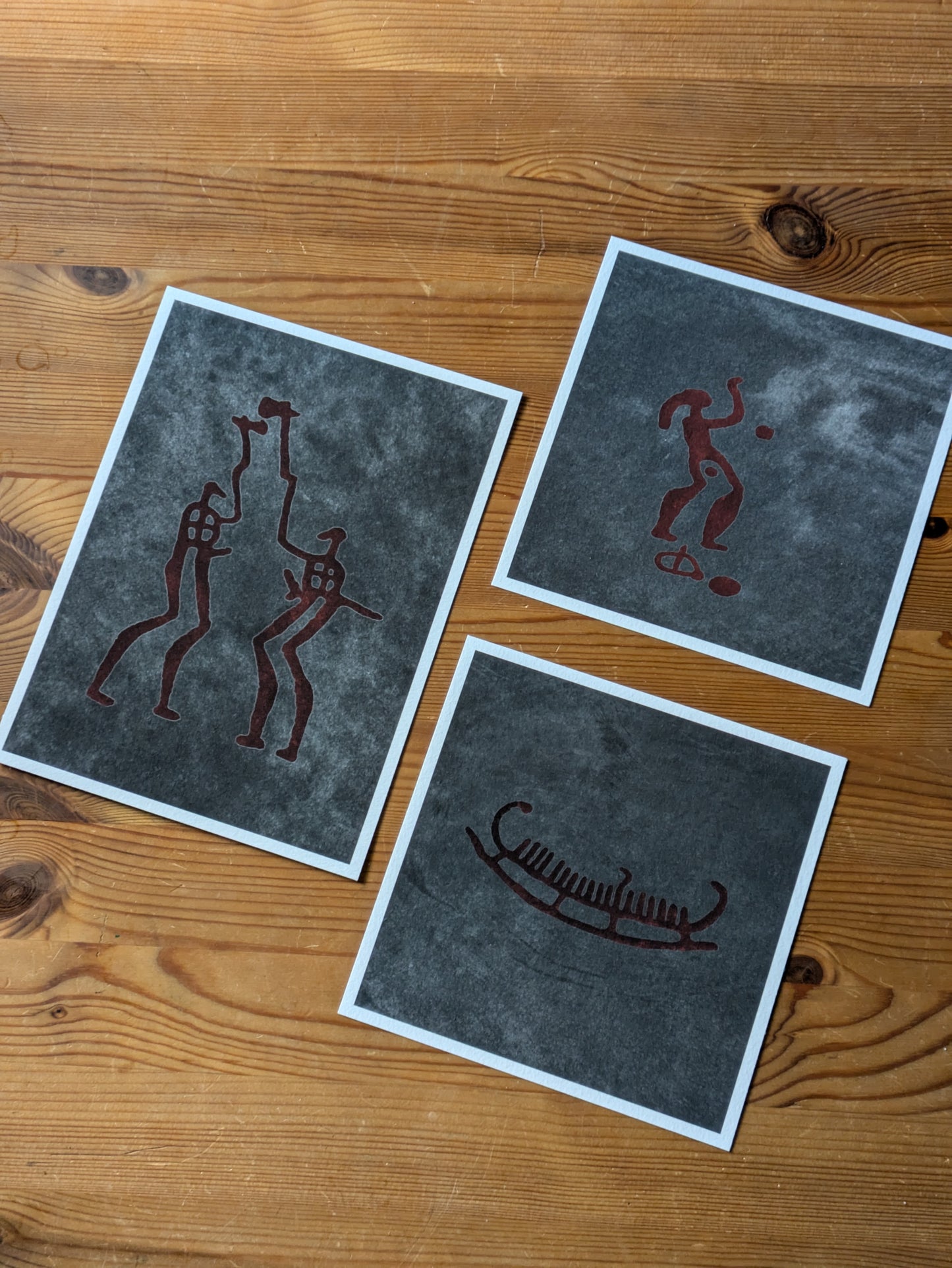 SPEAR MAN ART PRINT 20X15cm - Myrkra Staðr