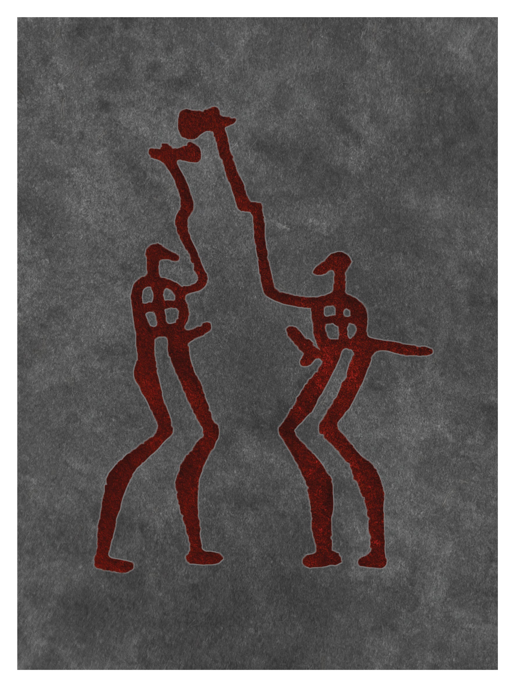 AXE WARRIORS ART PRINT 15X20cm - Myrkra Staðr