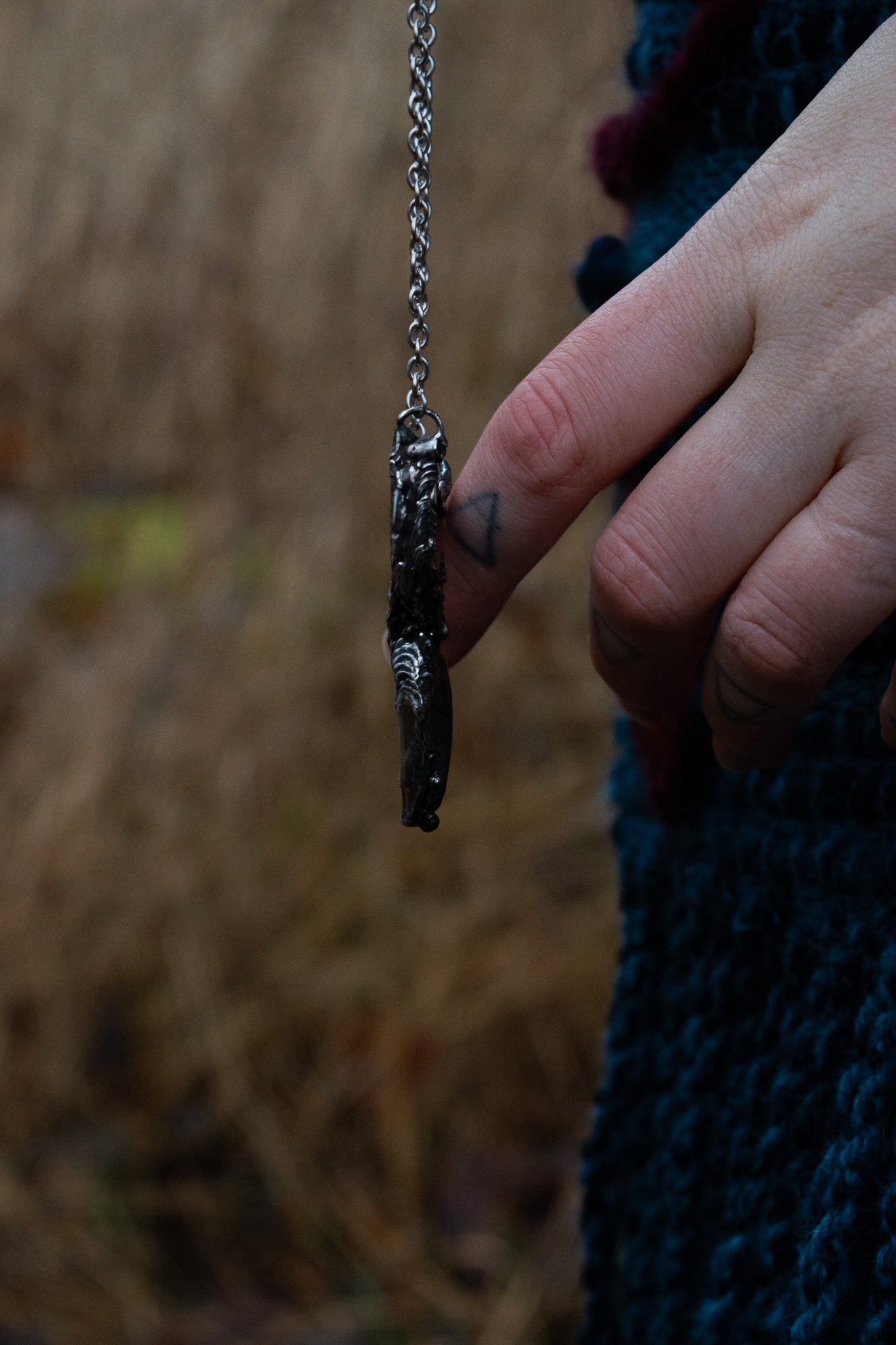 AMETHYST MOON & LABRADORITE NECKLACE - Myrkra Staðr