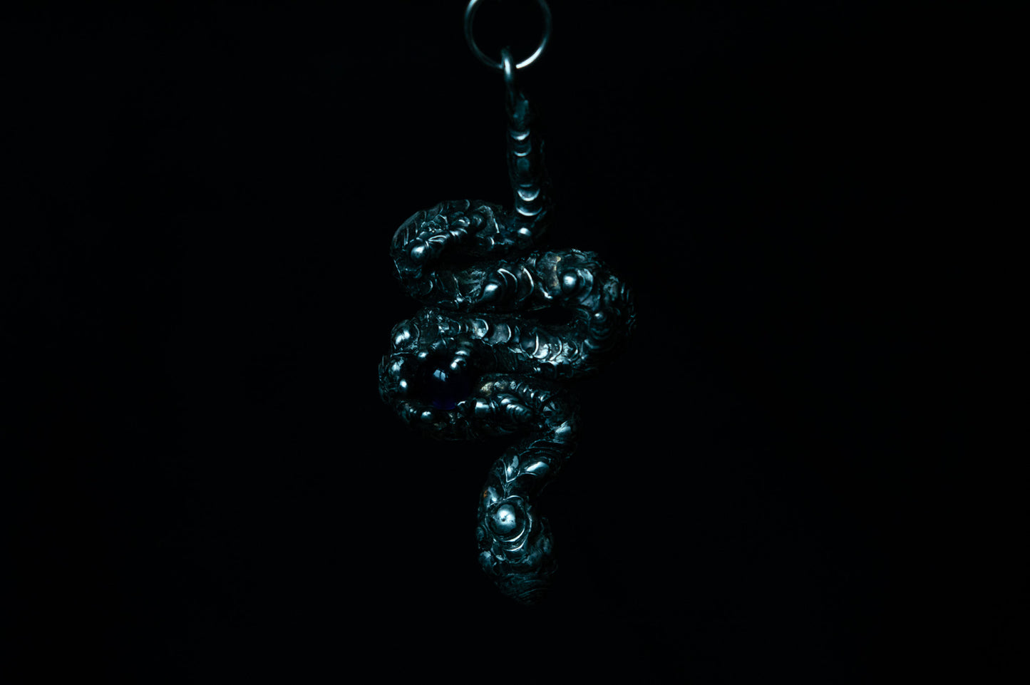 SNAKE & AMETHYST NECKLACE