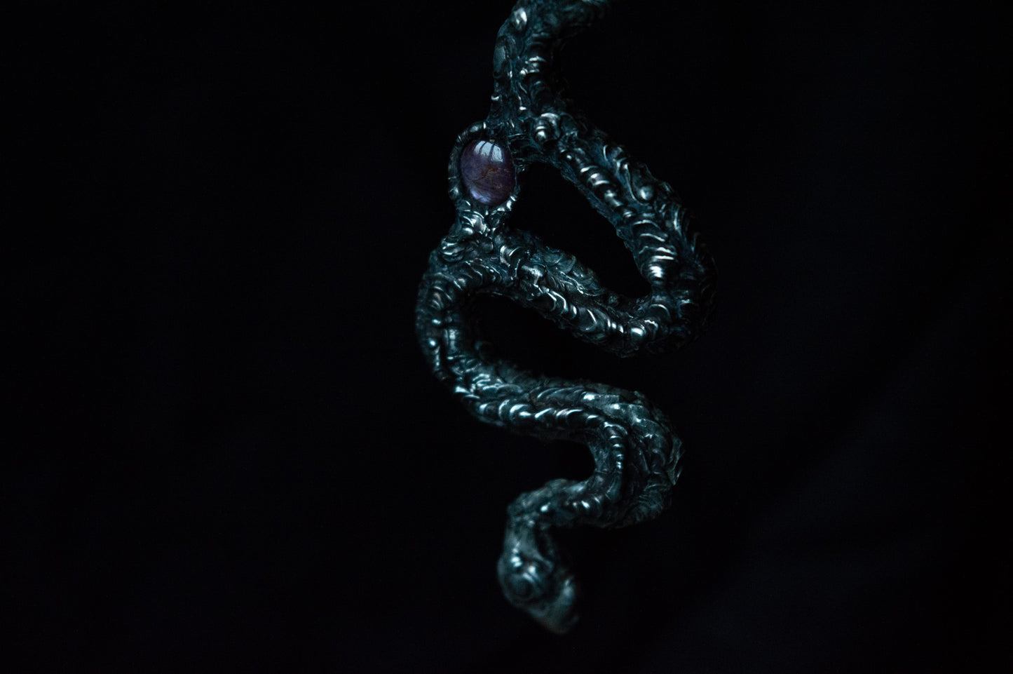 SNAKE & STAR RUBY NECKLACE
