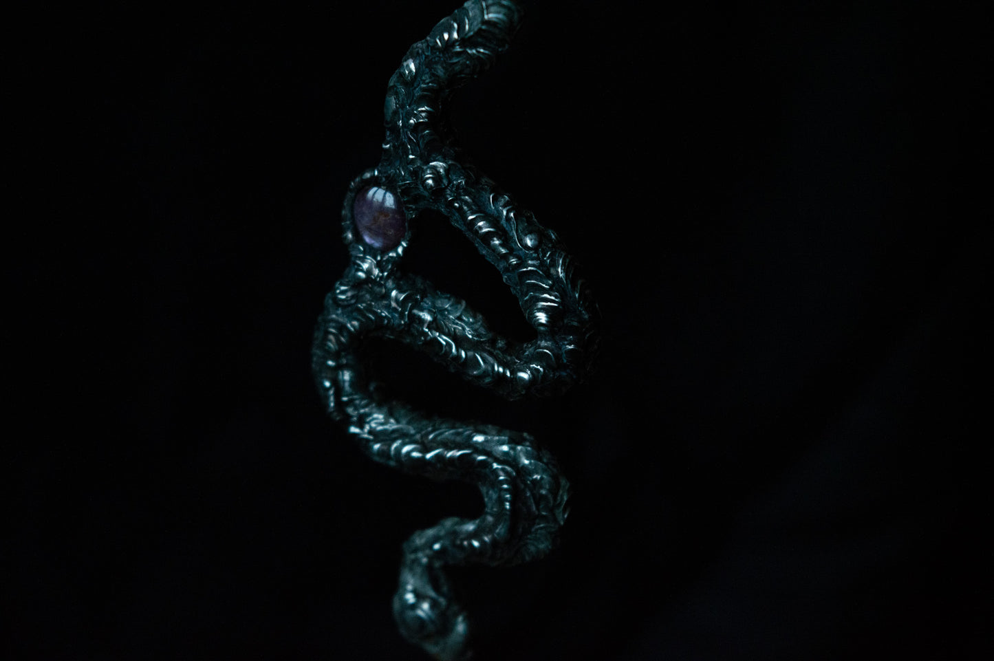 SNAKE & STAR RUBY NECKLACE