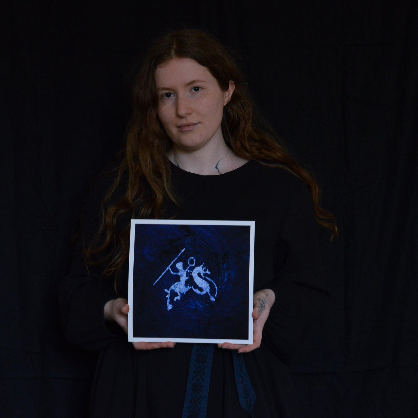 EK RIÐ ART PRINT 25X25cm - Myrkra Staðr