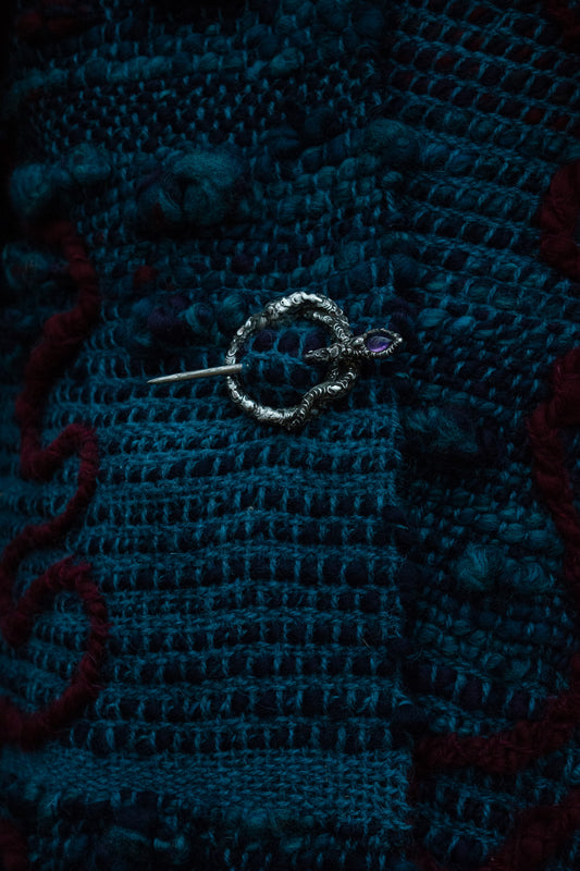 SERPENT SHAWL PIN