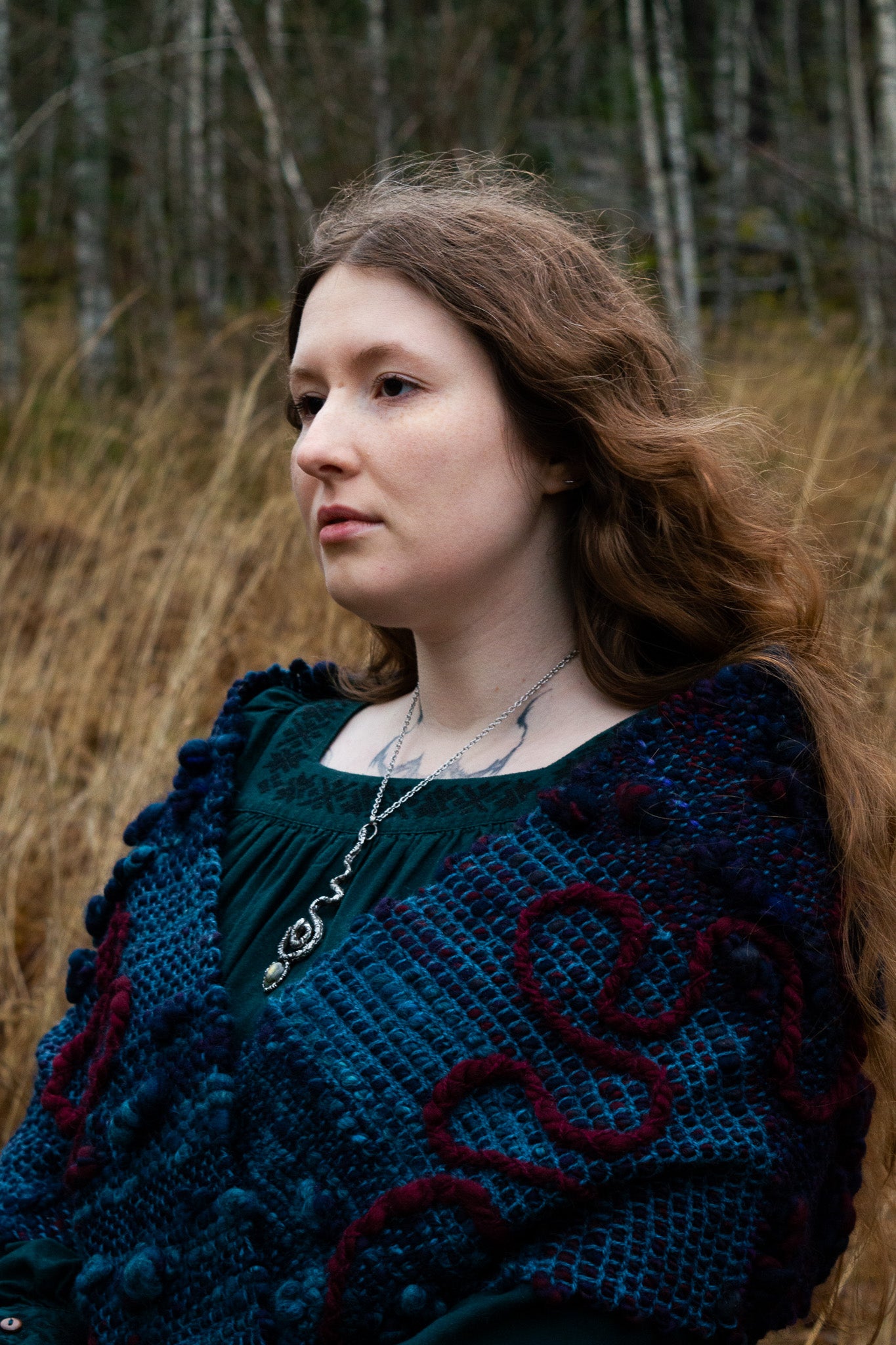 SERPENT & LABRADORITE NECKLACE