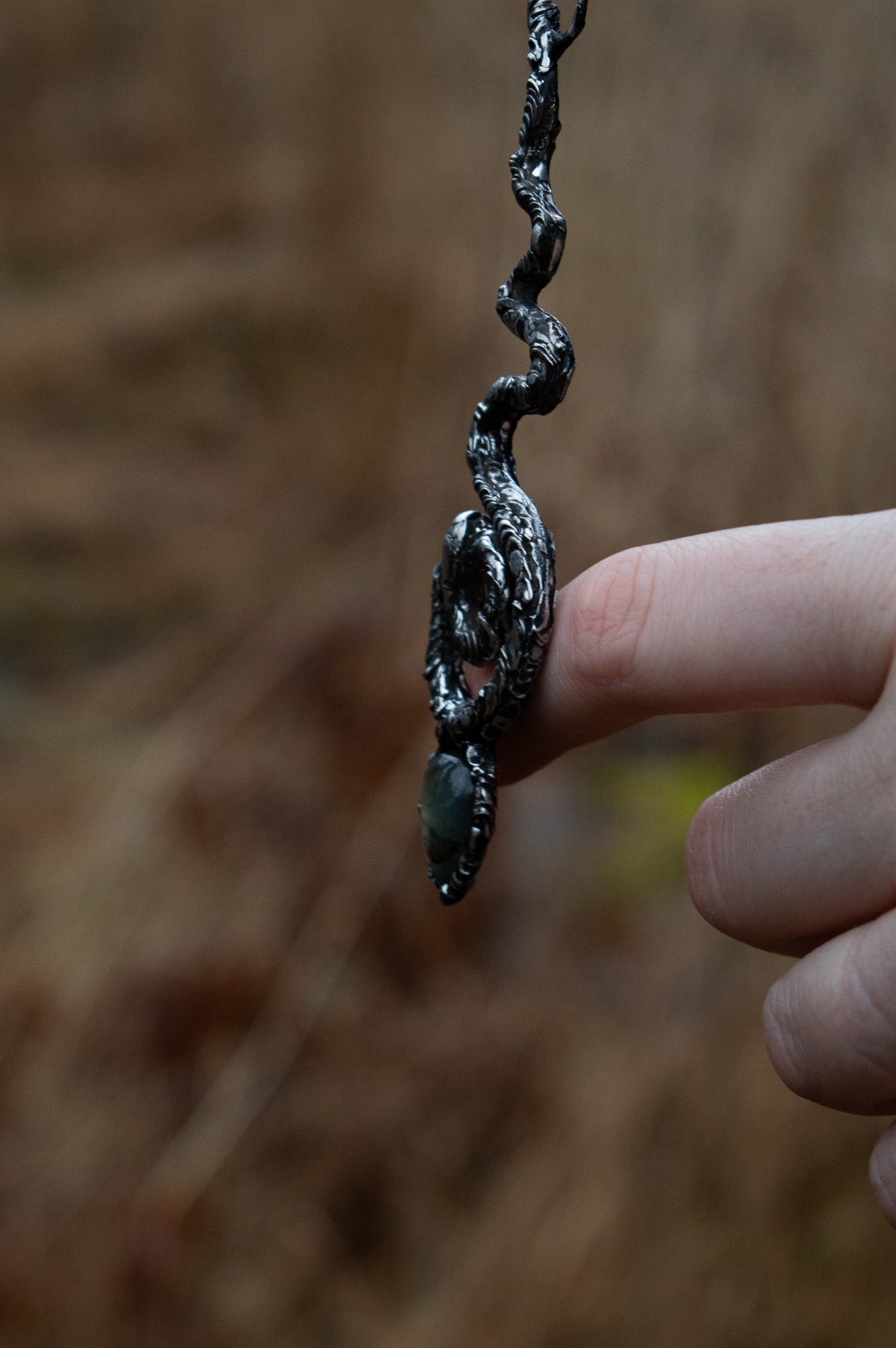 SERPENT & LABRADORITE NECKLACE